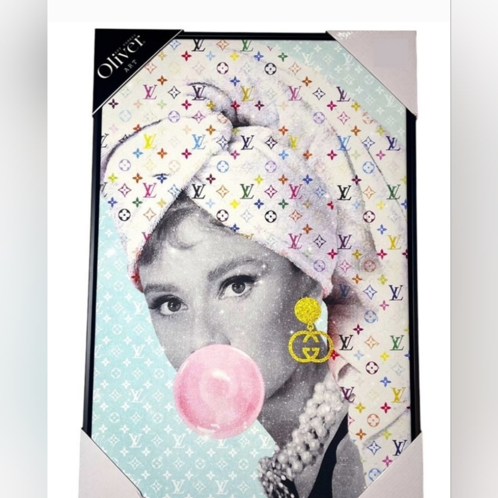 Lux Oliver Gal Breakfast at Tiffany's Audrey Hepburn  Glam Art